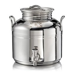 SANSONE CITERNE 2 LITRES POUR HUILE D'OLIVE-EN INOX 18/10 - EUROPA MODEL