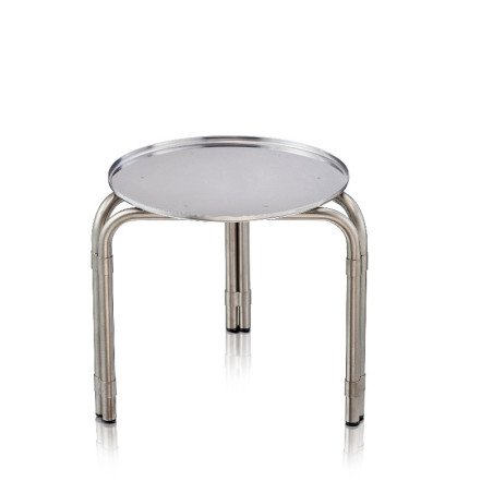 SUPPORT INOX ROND AVEC 3 PIEDS POUR CITERNE 20-15-10 LITRES