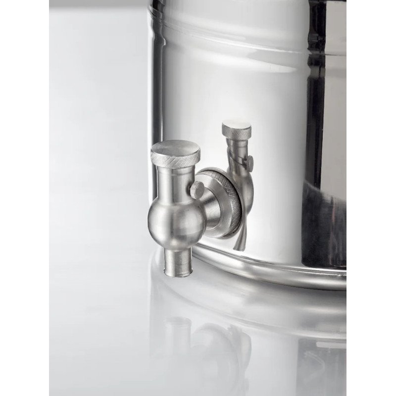 SANSONE CITERNE 30 LITRES POUR HUILE D'OLIVE-EN INOX 18/10 - EUROPA MODEL SANS SUPPORT