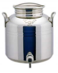 SANSONE CITERNE 3 LITRES POUR HUILE D'OLIVE-EN INOX 18/10 - EUROPA MODEL