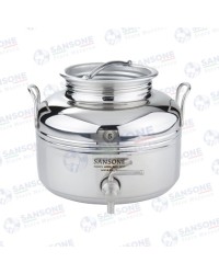 SANSONE CITERNE 5 LITRES POUR HUILE D'OLIVE-EN INOX 18/10 - EUROPA MODEL