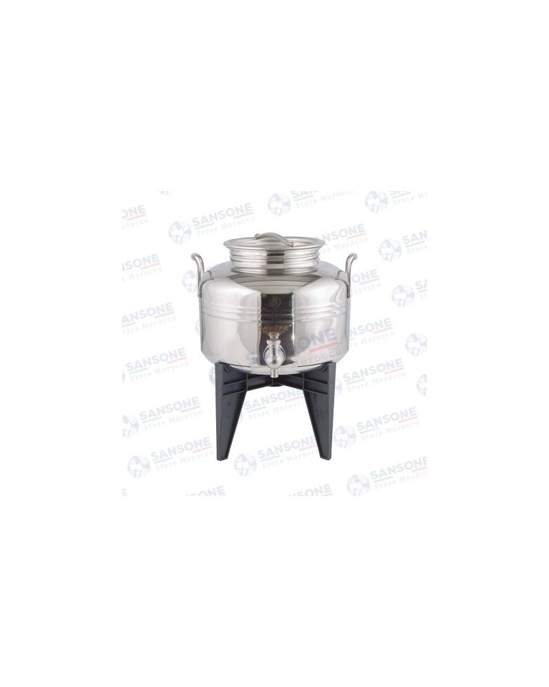 SANSONE CITERNE 5 LITRES POUR HUILE D'OLIVE-EN INOX 18/10 - EUROPA MODEL