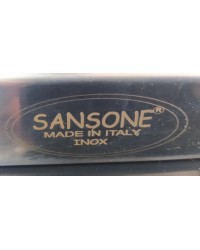 SANSONE SET DE HUILE ET VINAIGRE 2 PIÈCE AVEC SUPPORT - INOX 18/10