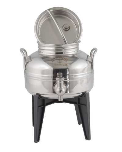 SANSONE CITERNE 2 LITRES POUR HUILE D'OLIVE-EN INOX 18/10 - EUROPA MODEL