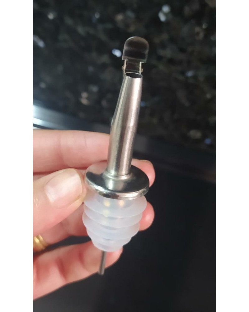 SANSONE SET DE HUILE ET VINAIGRE 4 PIÈCE EN INOX AVEC SUPPORT - INOX 18/10