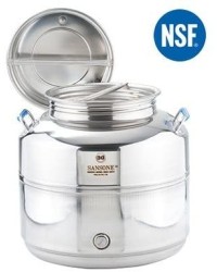 SANSONE CITERNE 30 LITRES POUR HUILE D'OLIVE -EN INOX 18/10 - EUROPA MODEL