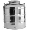 SANSONE CITERNE 75 LITRES POUR HUILE D'OLIVE-EN INOX 18/10 - AGRAFE MODEL