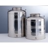 SANSONE CITERNE 75 LITRES POUR HUILE D'OLIVE-EN INOX 18/10 - AGRAFE MODEL