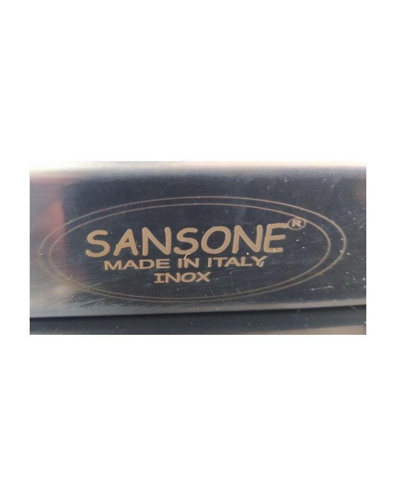 SANSONE SET DE HUILE ET VINAIGRE 2 PIÈCE AVEC SUPPORT - INOX 18/10