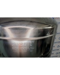 SANSONE CITERNE 100 LITRES POUR HUILE D'OLIVE-EN INOX 18/10 - AGRAFE MODEL