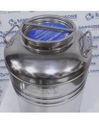 SANSONE CITERNE 50 LITRES POUR HUILE D'OLIVE-EN INOX 18/10 - AGRAFE MODEL