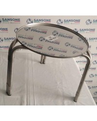 SUPPORT ROND AVEC 3 PIEDS EN INOX 18/10 POUR CITERNE 50 LITRES