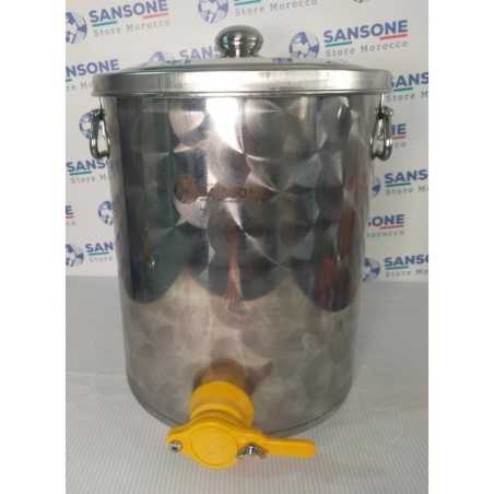 SANSONE MATURATEUR 25KG POUR MIEL / AMLOU EN INOX 18/10 - EUROPA MODEL