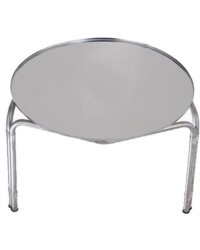 SUPPORT ROND AVEC 3 PIEDS EN INOX 18/10 POUR CITERNE 75-100LT LITRES