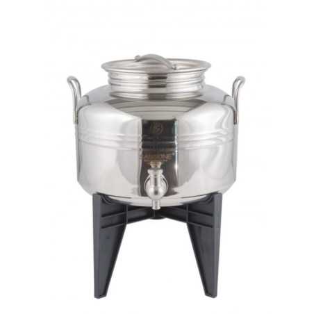 SANSONE CITERNE 5 LITRES POUR HUILE D'OLIVE-EN INOX 18/10 - EUROPA MODEL
