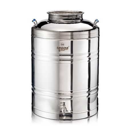 SANSONE CITERNE 100 LITRES POUR HUILE D'OLIVE -EN INOX 18/10 - EUROPA MODEL
