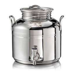 SANSONE CITERNE 3 LITRES POUR HUILE D'OLIVE-EN INOX 18/10 - EUROPA MODEL