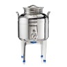 SANSONE CITERNE 3 LITRES POUR HUILE D'OLIVE-EN INOX 18/10 - EUROPA MODEL