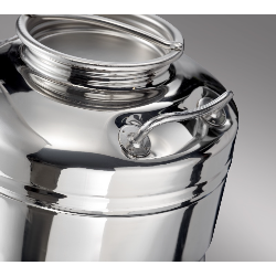 SANSONE CITERNE 30 LITRES POUR HUILE D'OLIVE-EN INOX 18/10 - AGRAFE MODEL