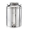 SANSONE CITERNE 50 LITRES POUR HUILE D'OLIVE-EN INOX 18/10 - AGRAFE MODEL