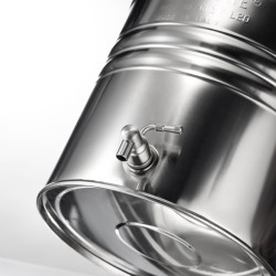 SANSONE CITERNE 50 LITRES POUR HUILE D'OLIVE-EN INOX 18/10 - AGRAFE MODEL