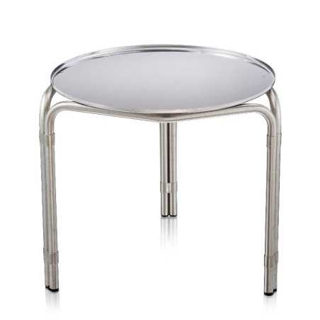 SUPPORT INOX ROND AVEC 3 PIEDS POUR CITERNE 25-30 LITRES