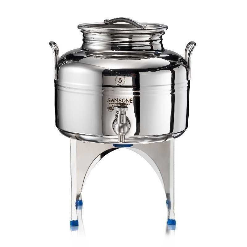 SANSONE CITERNE 3 LITRES POUR MIEL -EN INOX 18/10 - EUROPA MODEL