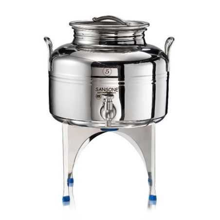 SANSONE CITERNE 3 LITRES POUR MIEL -EN INOX 18/10 - EUROPA MODEL