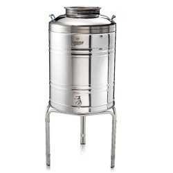 SANSONE CITERNE 100 LITRES POUR HUILE D'OLIVE -EN INOX 18/10 - EUROPA MODEL