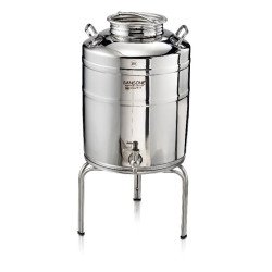 SANSONE CITERNE 20 LITRES POUR HUILE D'OLIVE -EN INOX 18/10 - EUROPA MODEL