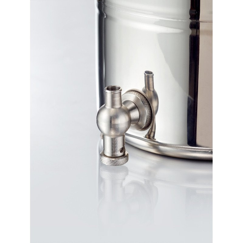 SANSONE CITERNE 50 LITRES POUR HUILE D'OLIVE-EN INOX 18/10 - EUROPA MODEL SANS SUPPORT