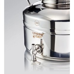SANSONE CITERNE 15 LITRES POUR HUILE D'OLIVE-EN INOX 18/10 - EUROPA MODEL SANS SUPPORT