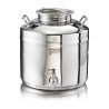 SANSONE CITERNE 15 LITRES POUR HUILE D'OLIVE-EN INOX 18/10 - EUROPA MODEL SANS SUPPORT