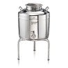 SANSONE CITERNE 15 LITRES POUR HUILE D'OLIVE-EN INOX 18/10 - EUROPA MODEL SANS SUPPORT
